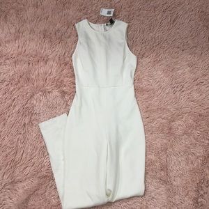 NWT French Connection White Jumpsuit